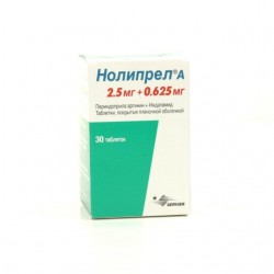 >Нолипрел А табл. п/о пленочной 2.5 мг+0.625 мг №30