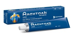 >Аленталь крем д/наружн. прим. 1.5% 50 г №1