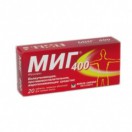 МИГ400, табл. п/о пленочной 400 мг №20