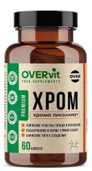 Хром OVERvit БАД Хрома пиколинат 60 шт. капс.