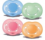 Соска-пустышка силиконовая, Avent (Авент) 1 шт SCF178/14 арт. 86380 Фри Флоу ортодонтическая 6-18 мес.