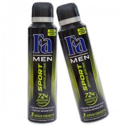 Дезодорант-антиперспирант для мужчин FA Спорт пауэр дабл буст спрей 150 мл