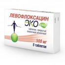 Левофлоксацин Эколевид, табл. п/о пленочной 500 мг №5