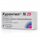 Курантил N 25, табл. п/о пленочной 25 мг №120
