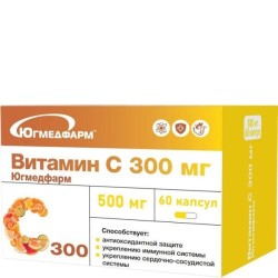Витамин C 300 мг БАД 60 шт. капс. 500 мг