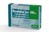 Фромилид уно, табл. с пролонг. высвоб. п/о пленочной 500 мг №14