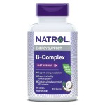 В-комплекс, Natrol (Натрол) таблетки быстрорастворимые 760 мг 90 шт БАД к пище витамины группы В (экстракт кокоса)