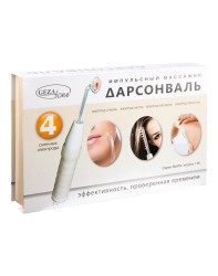 >Дарсонваль Жезатон Biolift4 118 (BT-118) арт. 1303103M Биолифт4 118 массажер импульсный для лица тела и волос 4 насадки