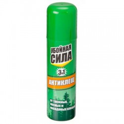 Аэрозоль Убойная сила антиклещ 150 см3
