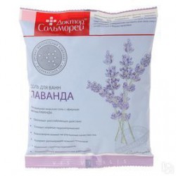 Соль морская для ванн Доктор сольморей с экстрактом лаванды 500 г