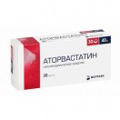 Аторвастатин Авексима, табл. п/о пленочной 40 мг №30