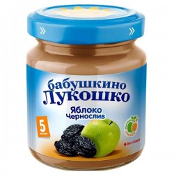 Пюре Бабушкино лукошко яблоко чернослив с 5 мес 100 г