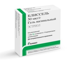 >Блиссель гель ваг. 50 мкг/г 10 г №1 туба с аппликаторами №10