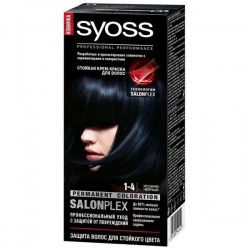Краска для волос Syoss Колор 115 мл 1-4 Иссиня-черный