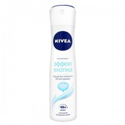 Дезодорант-антиперспирант Nivea эффект хлопка спрей 150 мл