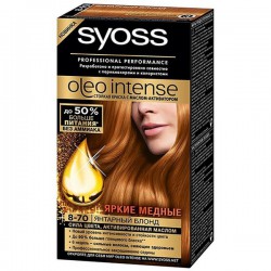 Краска для волос Syoss Олео интенс 8-70 янтарный блонд