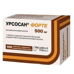 >Урсосан форте табл. п/о пленочной 500 мг №50