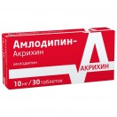 Амлодипин-Акрихин, табл. 10 мг №30