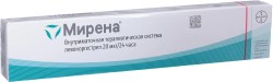 Мирена внутриматочн. терапевт. сист. 52 мг (20 мкг/24 часа) 1 шт.