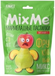 >Витамин C паст. жев. 30 мг/1.5 г 58.5 г №1 МиксМи мармелад фруктовый микс с 3 лет яблоко персик груша зип-пакет