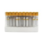 Пробирка вакуумная для взятия крови, Lab-Vac (Лаб-Вак) 9 мл р. 16ммх100мм 100 шт арт. 1200613100 с активатором свертывания и гелем желтая