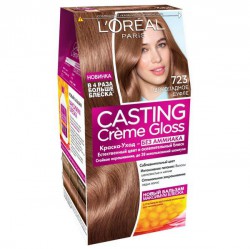 Краска для волос L'Oreal Кастинг крем глосс 160 мл 723 шоколадное суфле