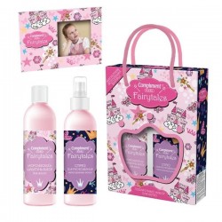 Набор подарочный Compliment №1161 Кидс Фэйритейлс шампунь-блеск + спрей для расчесывания + магнитная фоторамка 250 мл + 200 мл