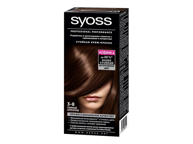 Краска для волос syoss color 6-8 темно-русый