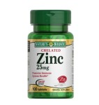 Цинка хелат, Nature's Bounty (Нэйчес Баунти) таблетки 25 мг 100 шт