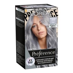 Краска для волос L'Oreal Преферанс Вивид 204 мл 10.112 серебристо-серый сохо