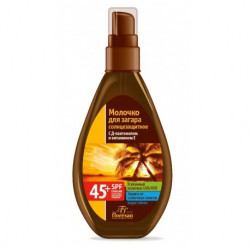 >Пальмовый рай для загара водостойкое SPF 45+ спрей Формула 250 Молочко солнцезащитное 160 мл