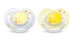 Соска-пустышка силиконовая, Avent (Авент) 2 шт SCF176/18 арт. 86457 ночная 0-6 мес