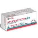 Аторвастатин-СЗ, табл. п/о пленочной 20 мг №30