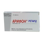 Арифон ретард, табл. с пролонг. высвоб. п/о пленочной 1.5 мг №30