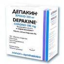 Депакин хроно, табл. пролонг. п/о 300 мг №100