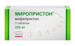 Миропристон, таблетки 200 мг 3 шт