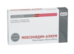 >Моксонидин-Алиум табл. п/о пленочной 200 мкг №60