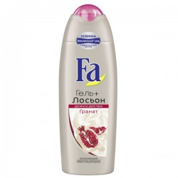 Крем-гель для душа FA Гель+Лосьон Гранат увлажняющий 250 мл