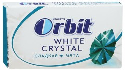 Жевательная резинка Orbit Кристал сладкая мята 10 шт.