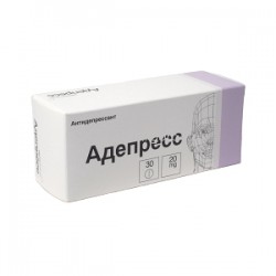 Адепресс табл. п/о 20 мг 30 шт.