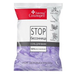 Соль морская для ванн Доктор сольморей стоп бессонница 500 г