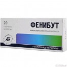 Фенибут, табл. 250 мг №20