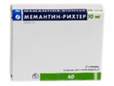 Мемантин-Рихтер, табл. п/о пленочной 10 мг №60