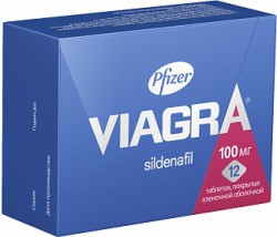 Виагра табл. п/о пленочной 100 мг 12 шт.