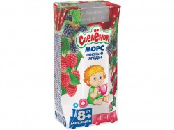 Морс Спеленок Лесные ягоды от 8 мес без сахара 200 мл