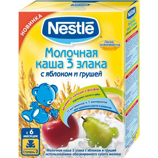 Каша nestle молочная кукурузная 250 г