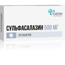 Сульфасалазин, табл. п/о пленочной 500 мг №30