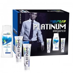 Набор подарочный ТимБриз №987 Платинум Комплит гель для душа + крем для бритья + бальзам после бритья 300 мл + 100 мл + 100 мл