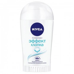 Дезодорант-антиперспирант Nivea эффект хлопка стик 40 мл