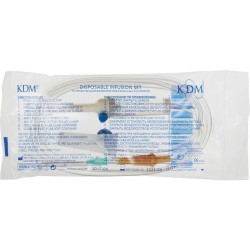 Система инфузионная для вливания инфузионных растворов KDM с пластиковым шипом р. 21g 0.8ммх40мм 1 шт.